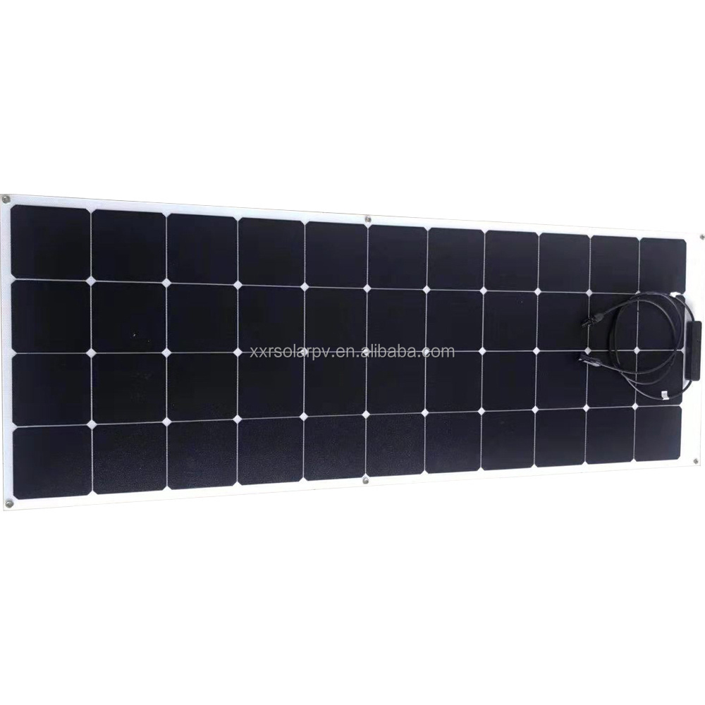 Photovoltaic Cell High Efficiency ETFE Camping Waterproof Solar Energy 200w Panel Flexible Thin film Sunpower Solar Panel