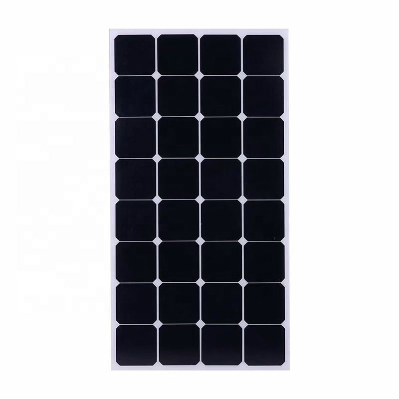 Sunpower semi-flexible solar panel 100 Watt 200 Watt Semi flexible thin Film solar panel