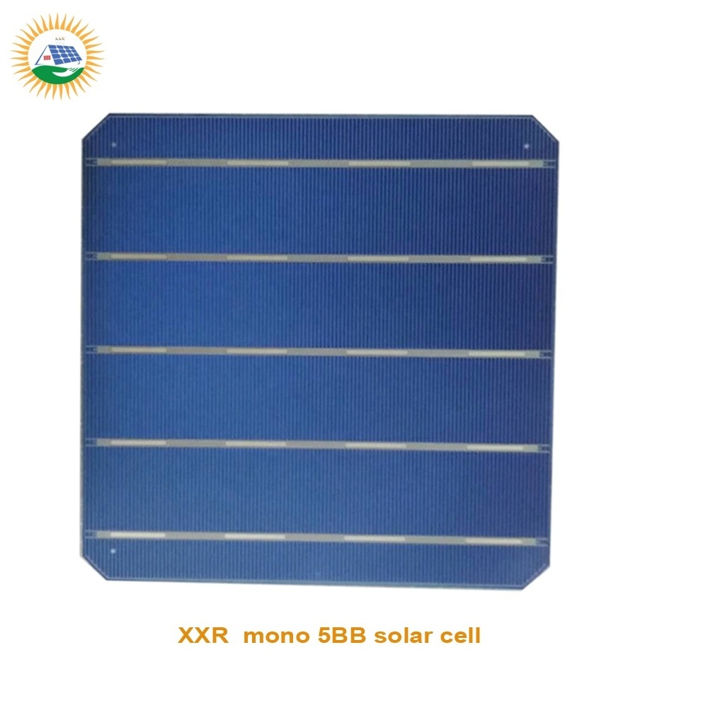 158.75*158.75mm Solar Cells 5bb Mono 22% 22.2% 23% Tab Wire Pv Cells In Good Price