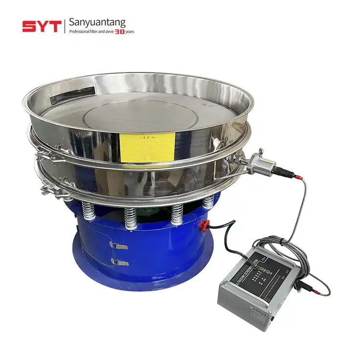 Automatic Ultrasonic Vibrating Screen Sieving Shaker Black Powder Vibration Sieve Powder Sifter Machine for catalyst