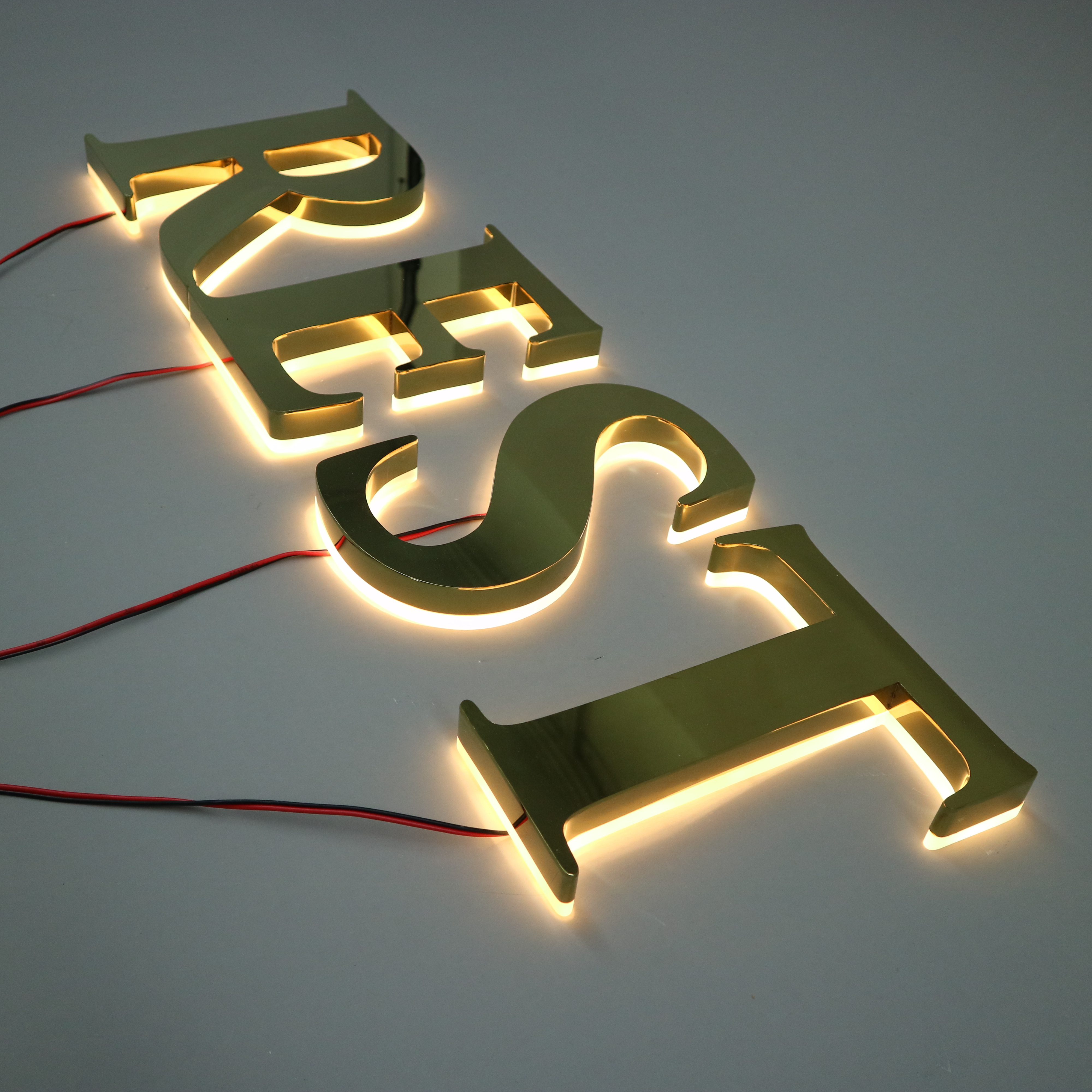 LED Modules 3D Sign Board Outdoor Shop Glow Logo Custom Advertising Led Light Acrylic Led Sign Letter Board