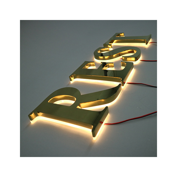 LED Modules 3D Sign Board Outdoor Shop Glow Logo Custom Advertising Led Light Acrylic Led Sign Letter Board