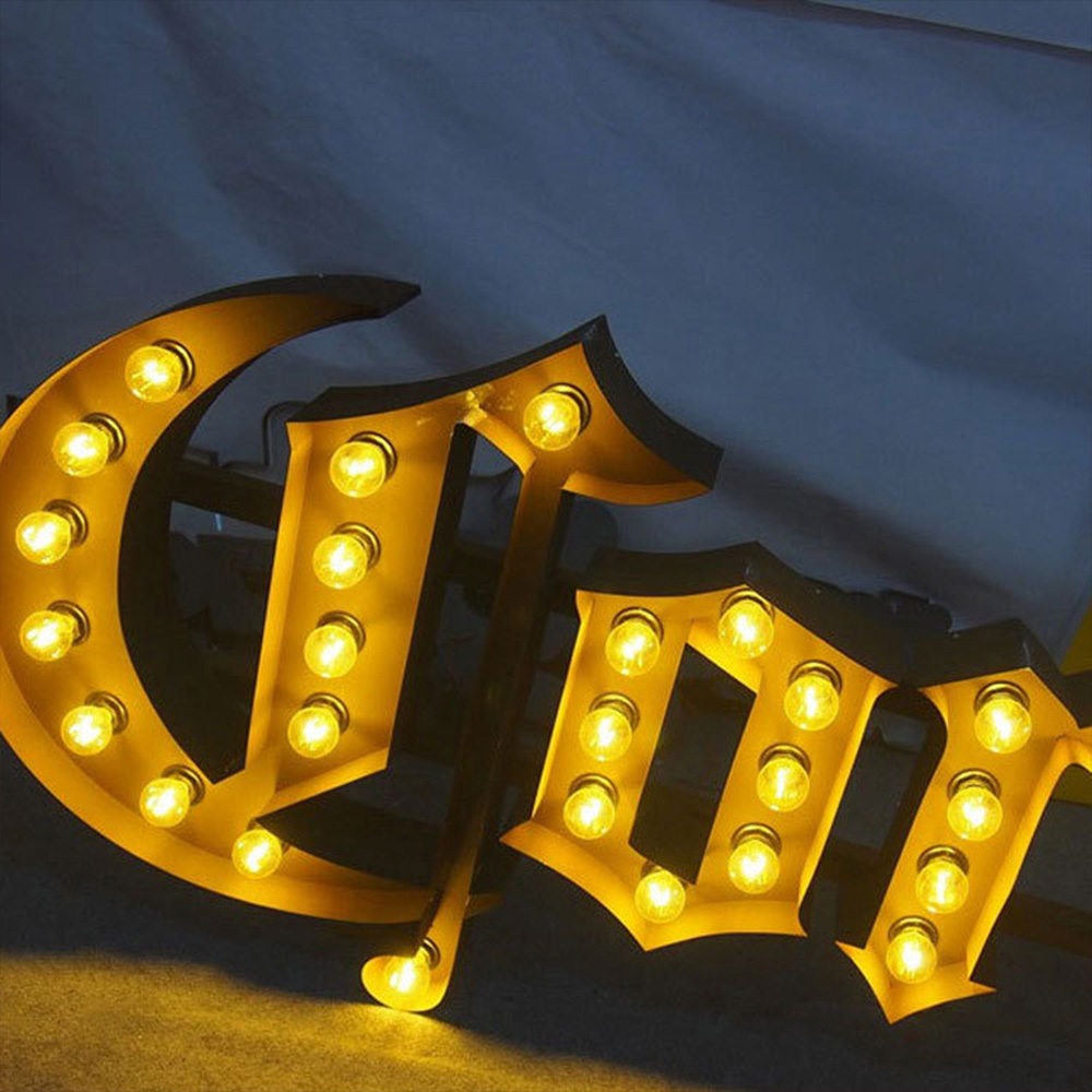 Manufacturer Dropshipping LED Large Giant Light Up Marquee Letter 0-9 Numbers 4 Feet Acrylic Lights for Party Business