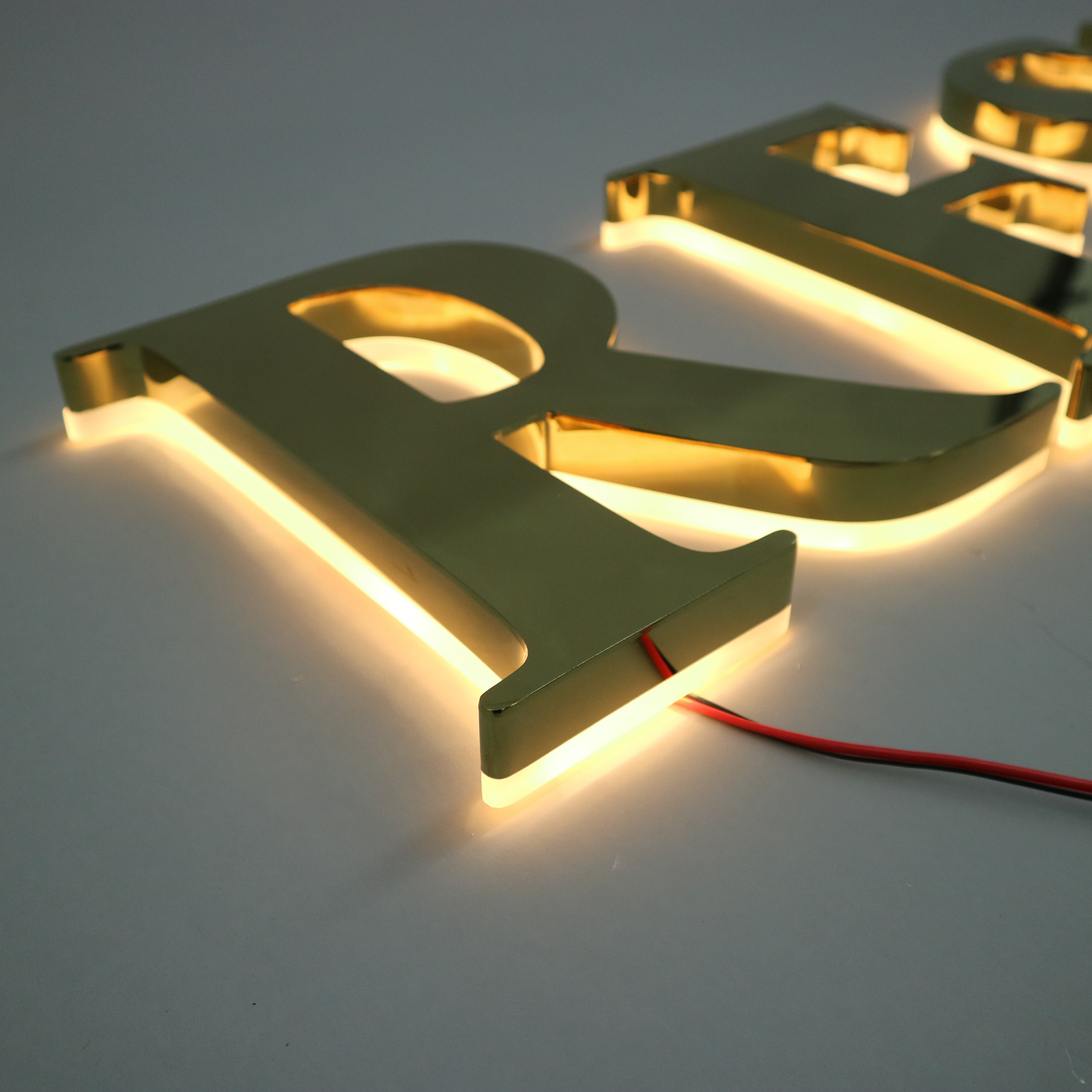 LED Modules 3D Sign Board Outdoor Shop Glow Logo Custom Advertising Led Light Acrylic Led Sign Letter Board