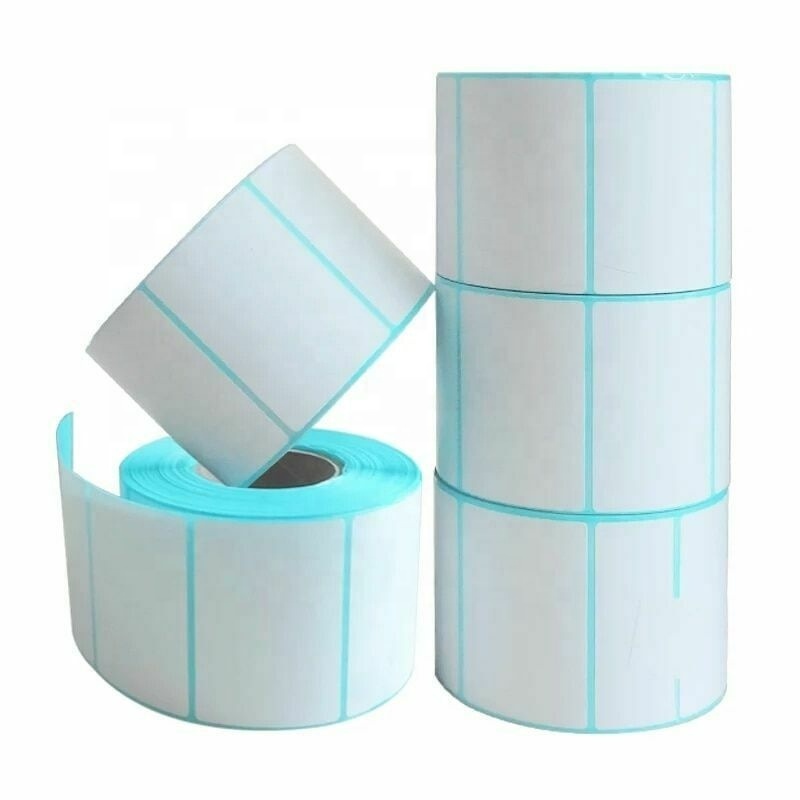 80gsm Semi Gloss Paper Jumbo Hot Melt Adhesive Thermal Transfer Art Couche Label Self Adhesive Label Material Paper Jumbo Roll