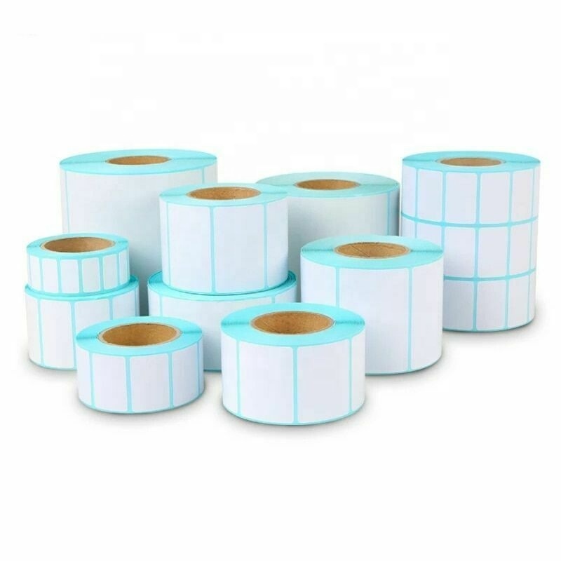 80gsm Semi Gloss Paper Jumbo Hot Melt Adhesive Thermal Transfer Art Couche Label Self Adhesive Label Material Paper Jumbo Roll