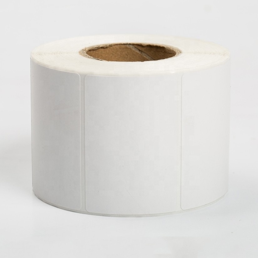 80gsm Semi Gloss Paper Jumbo Hot Melt Adhesive Thermal Transfer Art Couche Label Self Adhesive Label Material Paper Jumbo Roll