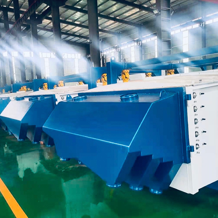 Gyratory Motion Vibrating Screen Sifter Drying Sand Glass Sands High-Yield Screening Machine Square Swing Screen for Thick Sand