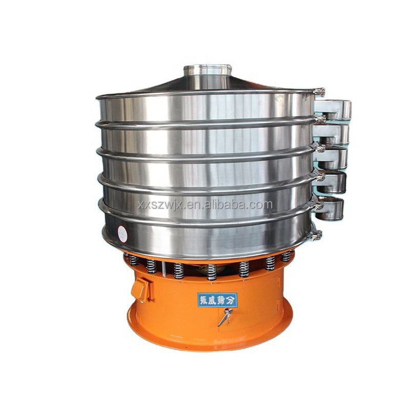 Stainless Steel Wheat Flour Sieve Machine / Rotary Vibrating Screen Filter Sieves powder screening rotary sieve shaker