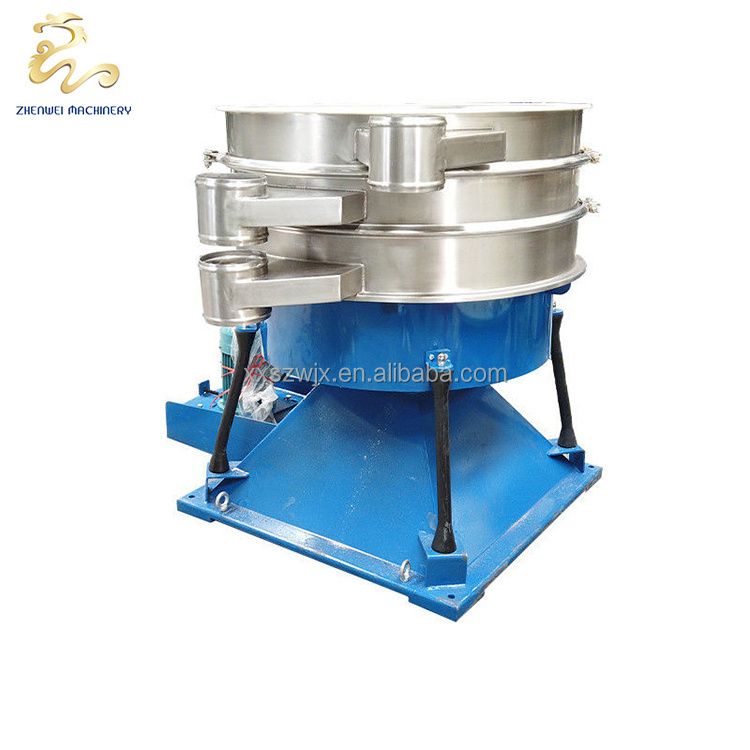 factory tumbler pollen vibrating screen separator gyratory tumbler screen machine with double input and output