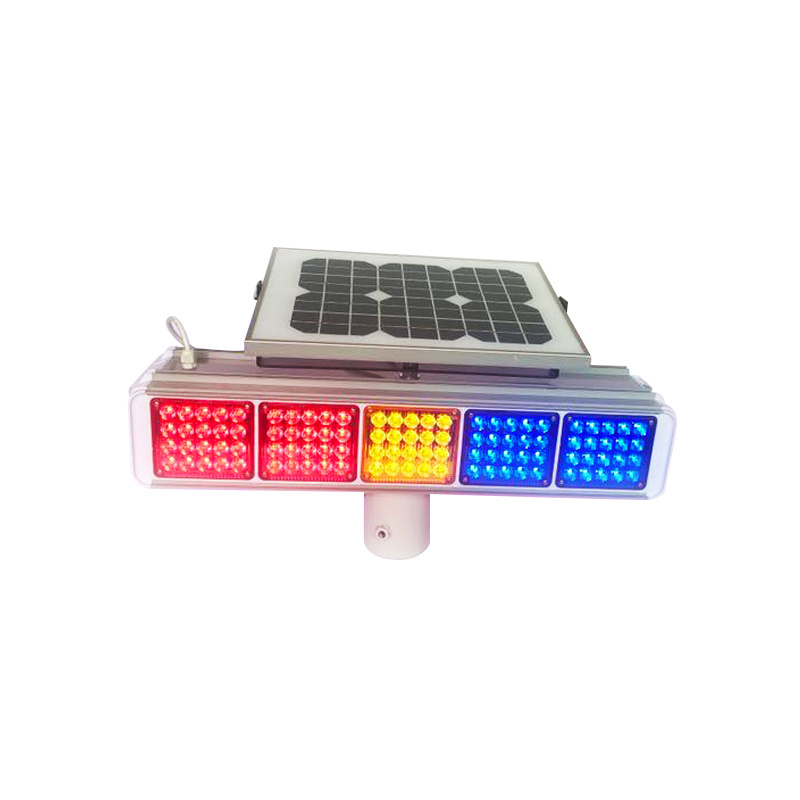 outdoor solar flashing light white color led solar traffic warning light Traffic Safety Light Bar Baton Wand Torch