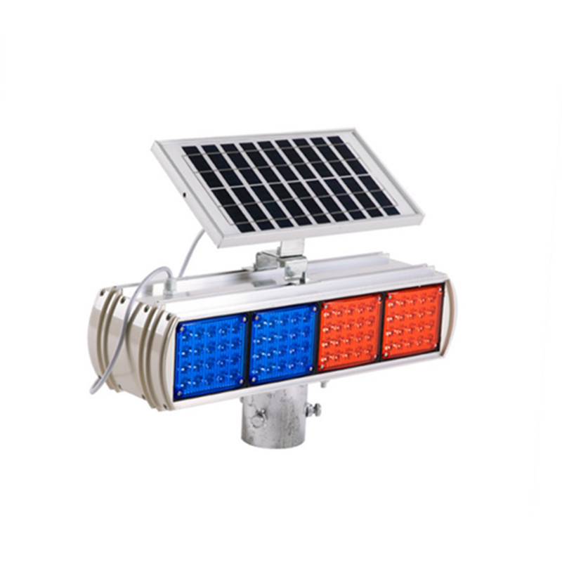 outdoor solar flashing light white color led solar traffic warning light Traffic Safety Light Bar Baton Wand Torch