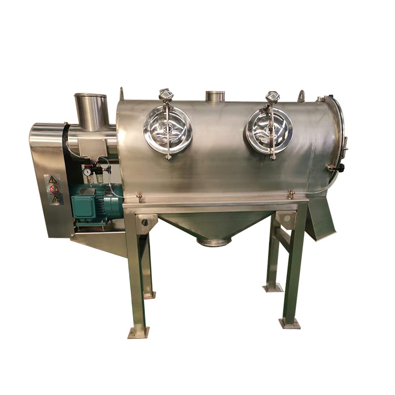 Food Airflow Rotary Sieve Machine Powder Centrifugal Sifter Separator Stainless Steel  Vibrating Screen