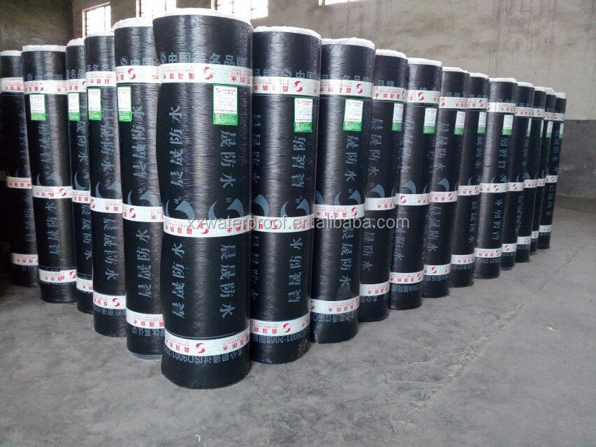 hot sales cheap 2 3 4mm SBS bitumen waterproof membrane and roll building roof asphalt material