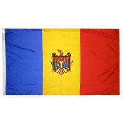 Custom Moldova flags all countries or outdoor use in any size made of digital cotton or polyester with unique logo printing 3x5