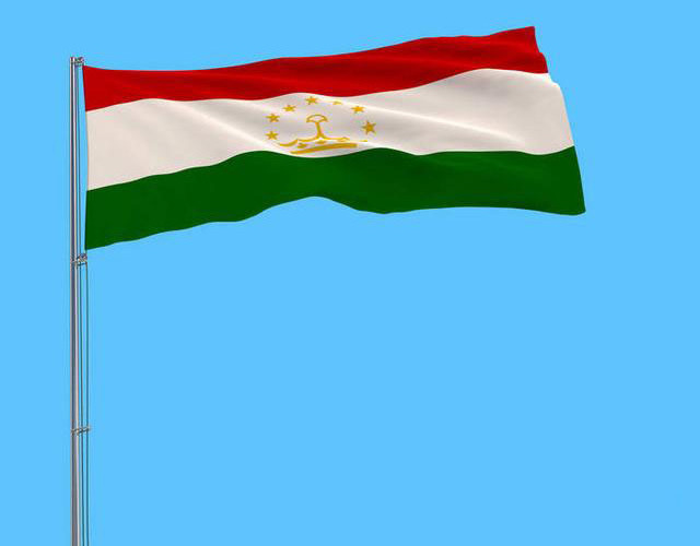 48h Fast delivery Tajikistan flag 3x5ft Customized logo Printing Flags Outdoor Promotional Single sided Printed Advertise flags