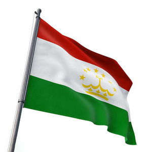 48h Fast delivery Tajikistan flag 3x5ft Customized logo Printing Flags Outdoor Promotional Single sided Printed Advertise flags