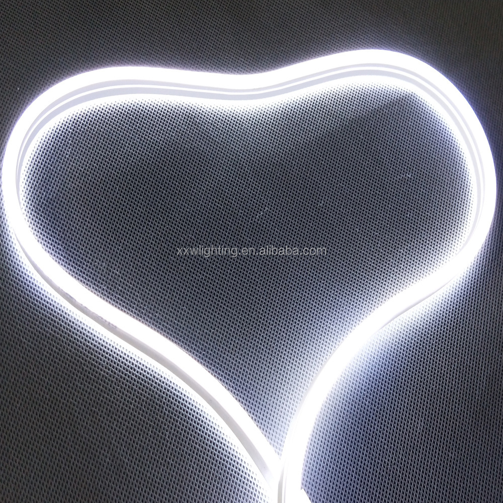 manufacturer wholesale shenzhen silicone cold white LED neon flex waterproof 12V 2.5CM cut length