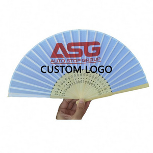 Bamboo Fabric Fan For Stylish Women Kung Fu Bamboo Hand Fan