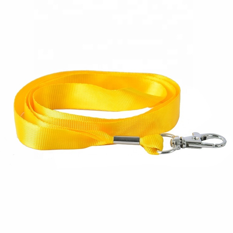 Personalized Polyester Logo Silk Screen Print Custom Sublimation Blank Plain Lanyard No Minimum Order