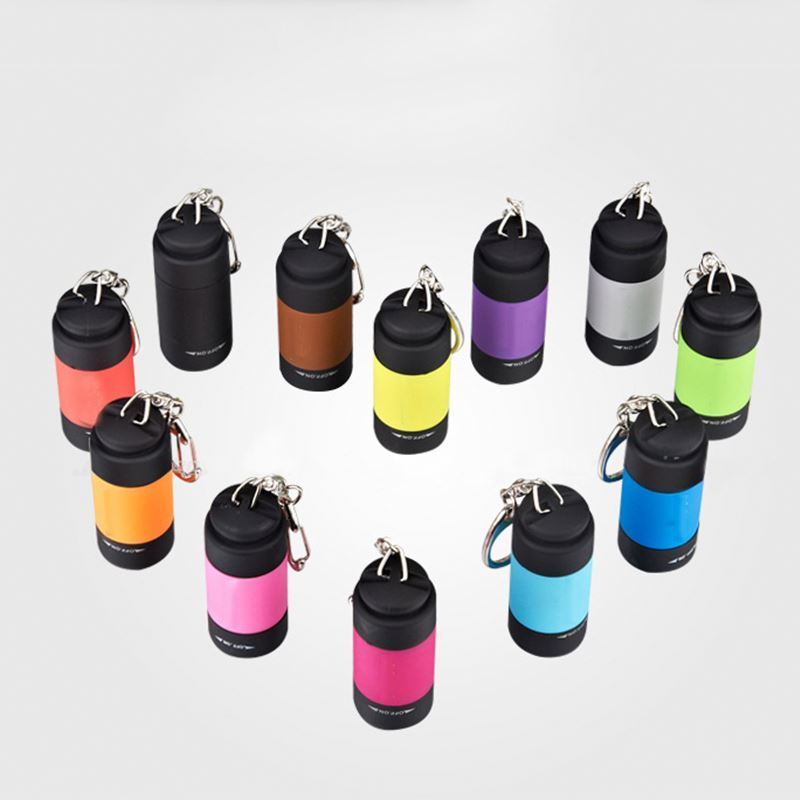 hot sale Mini flashlight led light keychain usb charging Rechargeable led keychain