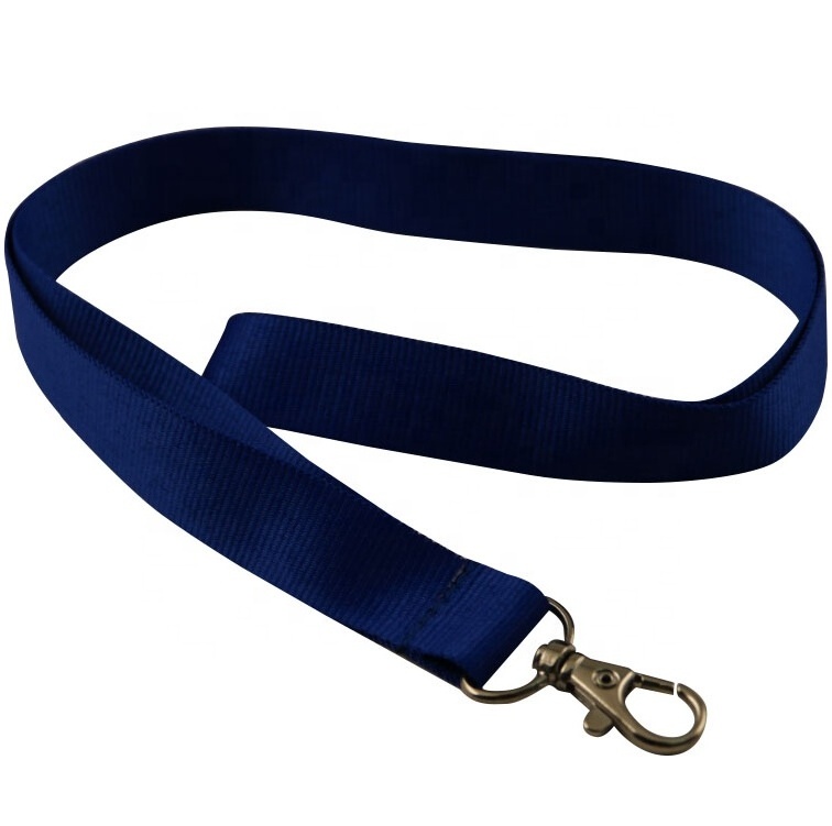 Personalized Polyester Logo Silk Screen Print Custom Sublimation Blank Plain Lanyard No Minimum Order