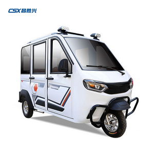 2022 48v800w/60v100w Enclosed Electric Tricycle For Adults Closed Cabin Electric Passenger Enclosed 3 Wheel Trike