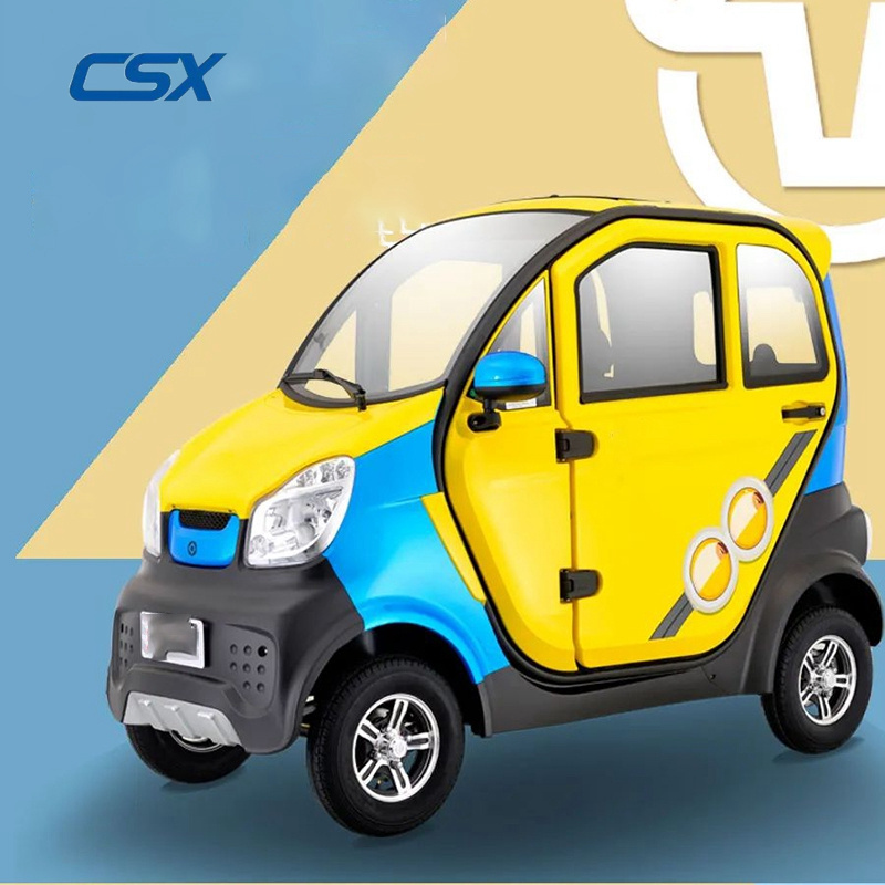 2022 Hot sale electric car new design cute yellow High Speed Electric Car Fast Charging Long Range