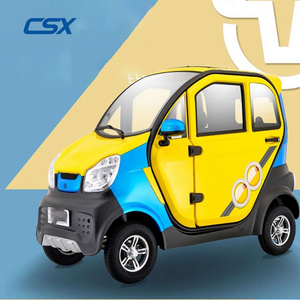 2022 Hot sale electric car new design cute yellow High Speed Electric Car Fast Charging Long Range