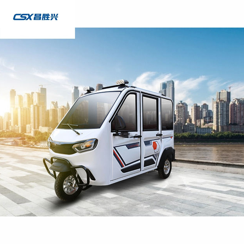 2022 48v800w/60v100w Enclosed Electric Tricycle For Adults Closed Cabin Electric Passenger Enclosed 3 Wheel Trike