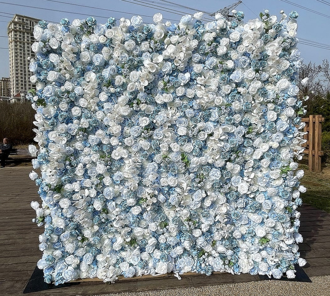 XA Oem Decor White Edelweiss Feather Flower Ball Artificial Decoration For Wedding And Events