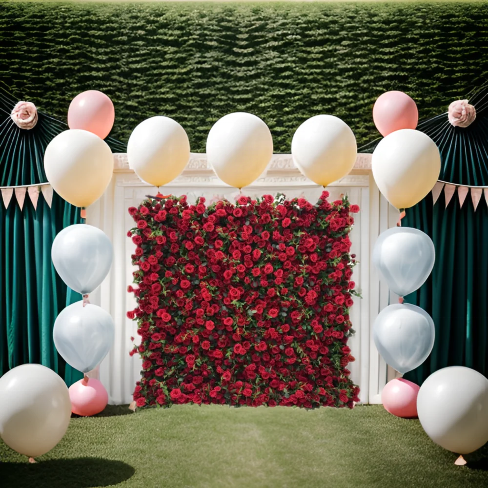 Artificial Flower Wall Backdrop Wedding Wall Decorations