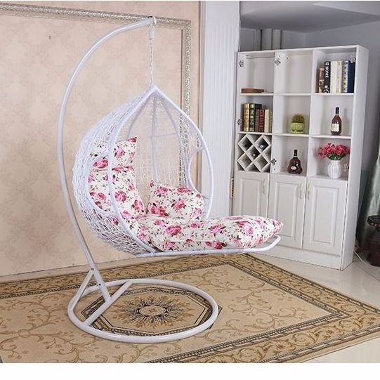 Coarse rattan pedal single bird nest hanging basket rattan chair swing balcony hanging basket chair outdoor rocking chair