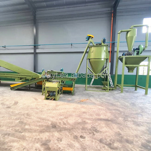 Tire rubber tile production line/Car Tire Rubber Powder Production Machine/Waste Tyre Recycling Line