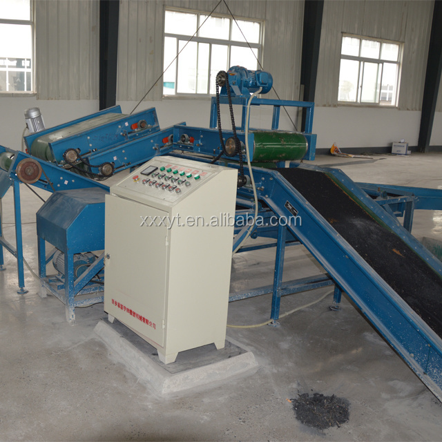 1.5ton/h recycling tire machine for crumb rubber/used tire recycling production line