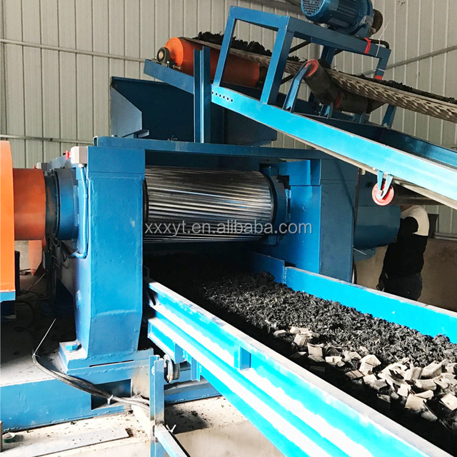 Tire rubber tile production line/Car Tire Rubber Powder Production Machine/Waste Tyre Recycling Line