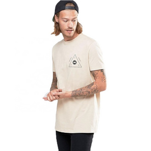 man clothing fasion custom bamboo t shirt printing high quality longline t-shirt