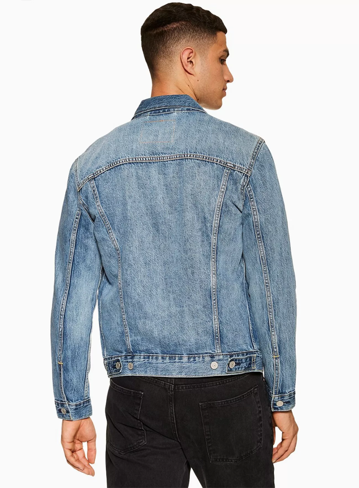 custom clothing manufacturers wholesale fashionable mens denim jackets in bulk