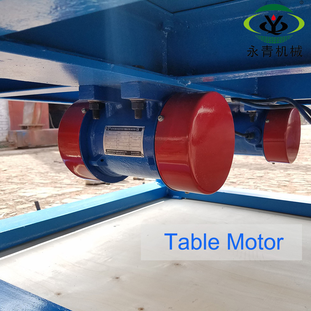 small motor vibration table for concrete moulds