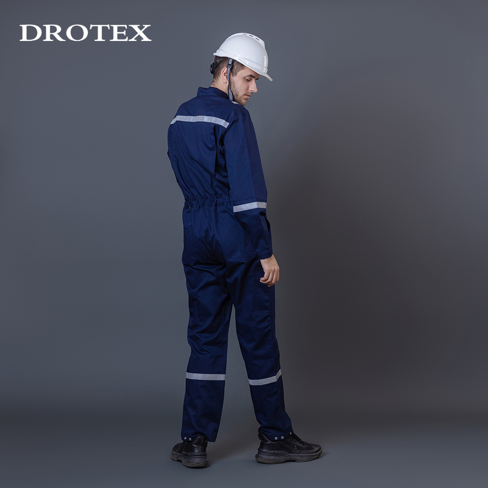 Industrial Welder Clothes Safety Fire Resistant FR Clothing with Reflective Tape