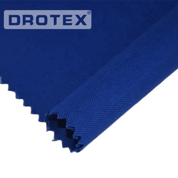 75 cotton 25 polyester blended fireproof fabric for welding EN11611/ EN11612/EN14116