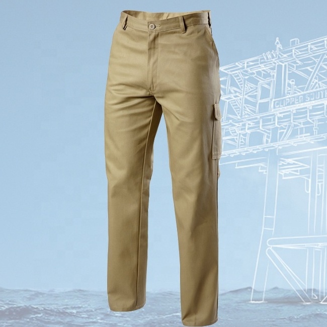 Flame Resistant Workwear Pants Made Work Pant Selling Aramid or Pyrovatex Fabric Four Pocket Work Pant Fire Proof DROTEX