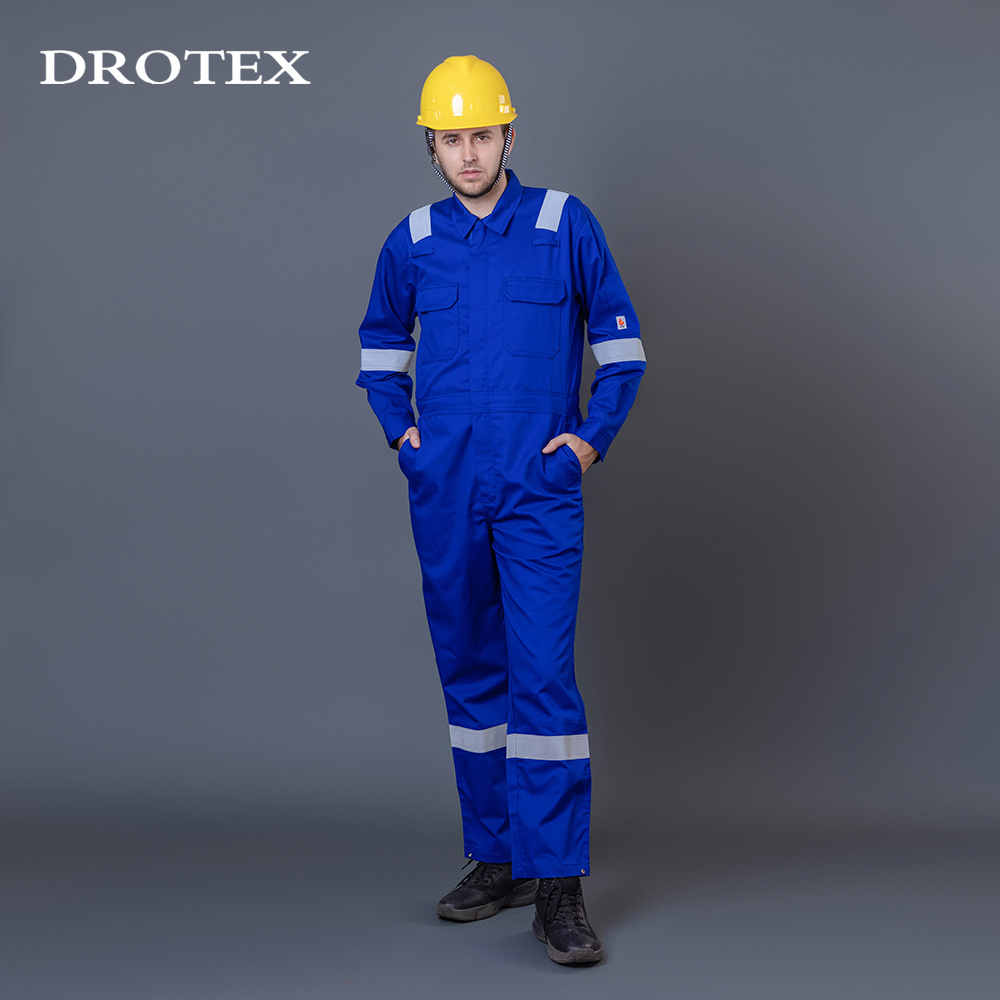 Mechanic Mining Welding Men Protective Safety Clothing Coverall Anti Static Flame Retardant Fr Work Clothes Coverall