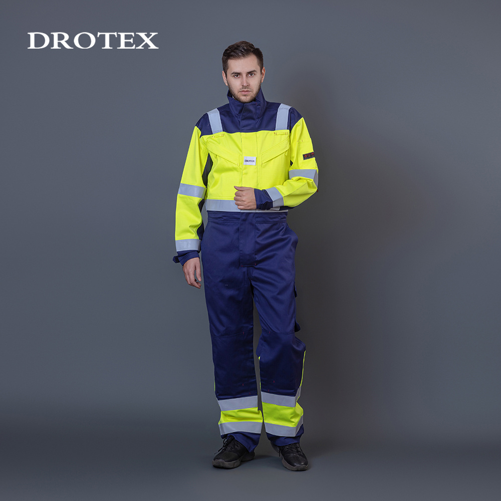 Ropa De Trabajo Fr Clothing Wholesale Working Clothes Reflective High Vis Workwear Two Piece Coverall