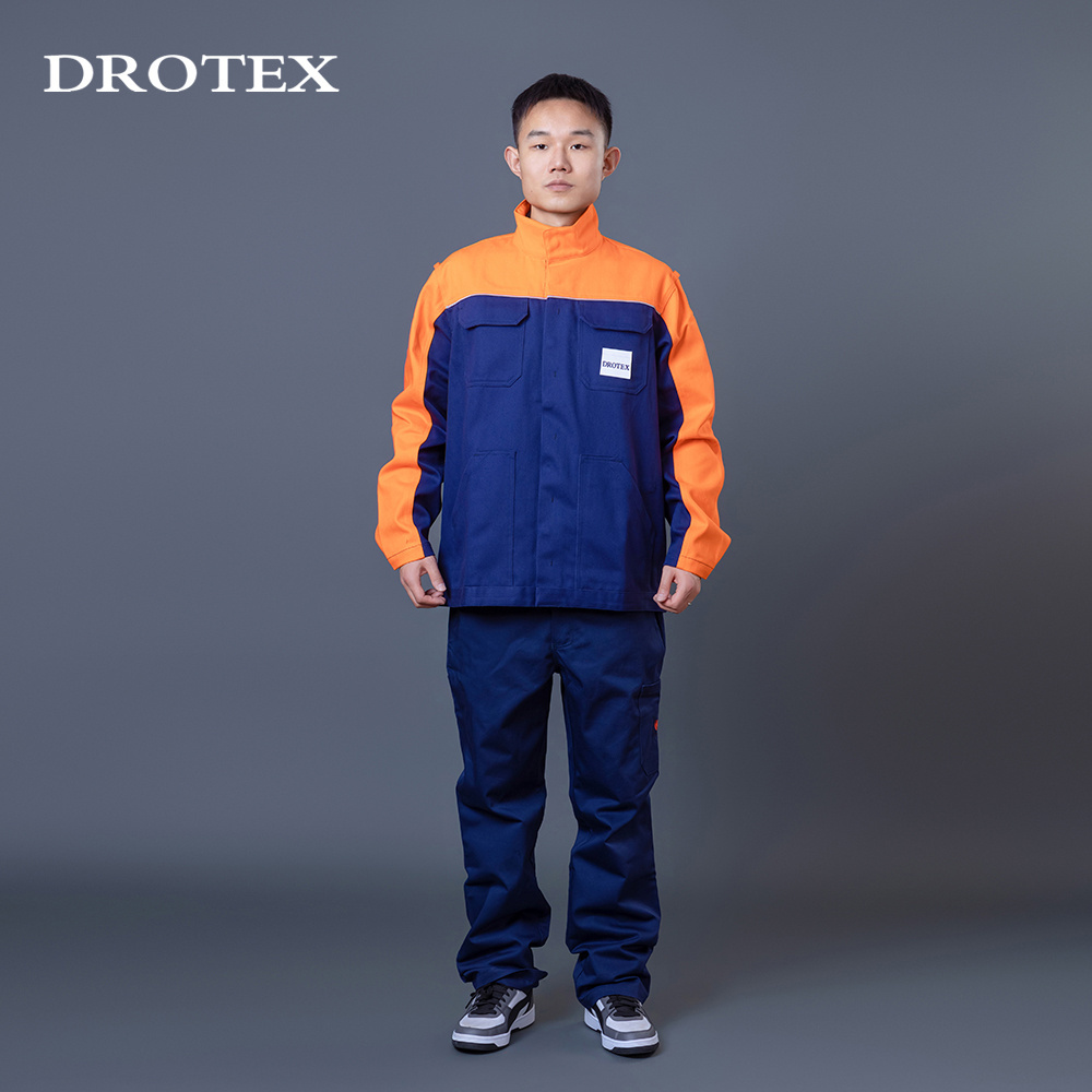 Loose Shipbuilding Fire Resistant Factory Work Clothes Cotton Jacket Pants Workwear Suites Clothing