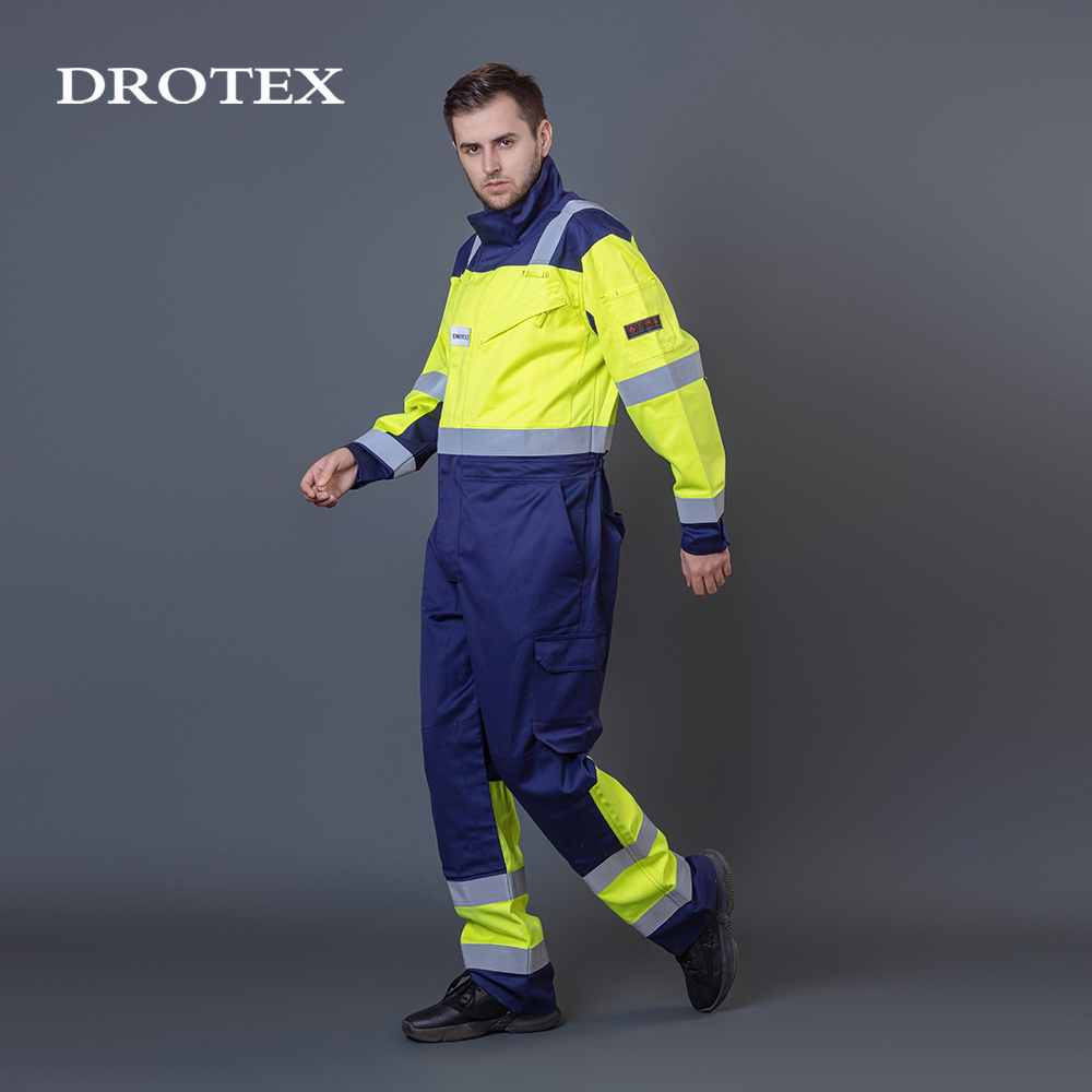 Ropa De Trabajo Fr Clothing Wholesale Working Clothes Reflective High Vis Workwear Two Piece Coverall