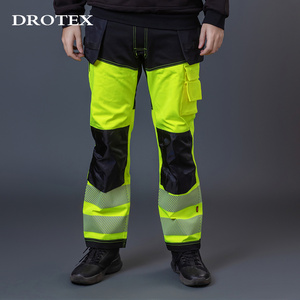 Stretch Technician Workwear Clothing Polyester Cordura Hi Vis Flame Retardant Big Pocket Fr Pants