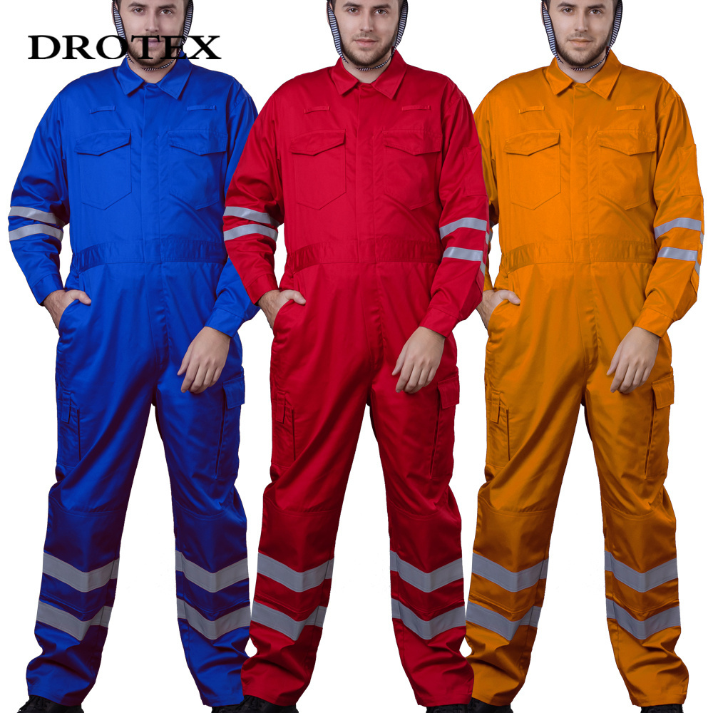 Oil Gas Electric Firefighting Workwear Fire Resistant Coverall Reflective Flame Retardant Safety Clothing Coverall