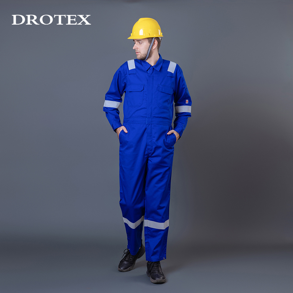 Mechanic Mining Welding Men Protective Safety Clothing Coverall Anti Static Flame Retardant Fr Work Clothes Coverall