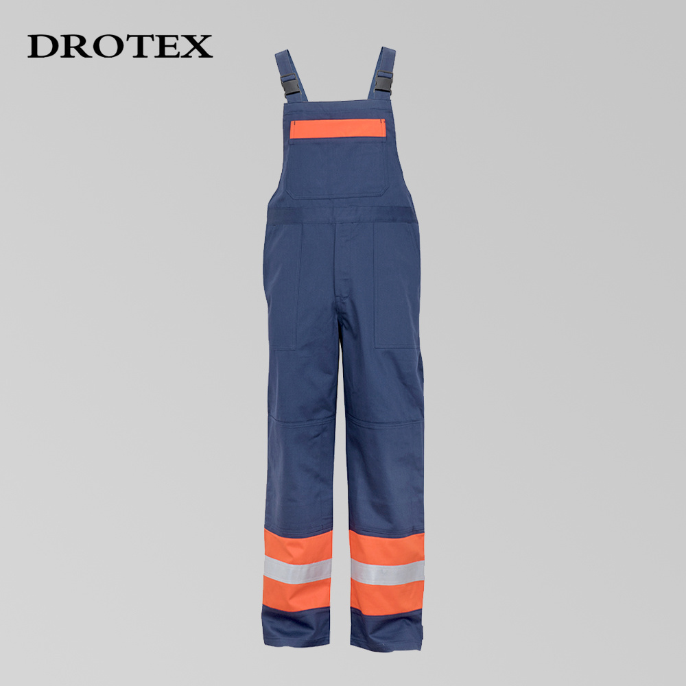 Custom Work Wear Jacket Pants Flame Retardant Acid Resistant Uniform Coverall Suit Fire Resistant Label For Mechanic Clothing